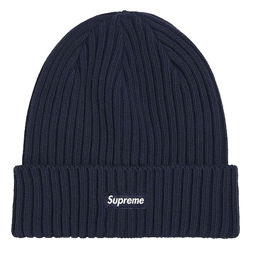 【シュプリーム】ニットキャップ ビーニー スモールボックスロゴ刺繍 ワークキャップ Supreme Overdyed Beanie 26SS (Navy)