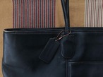 AMERICA 1990’s OLD COACH “BLACK Leather” Big sizes bag