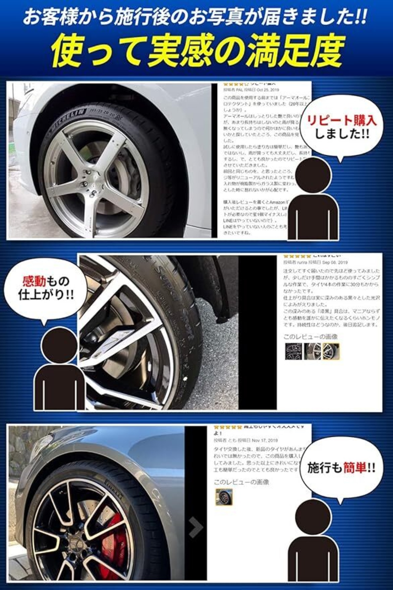 CarZoot タイヤ ワックス 艶出し クリーナー コーティング ワックス 車