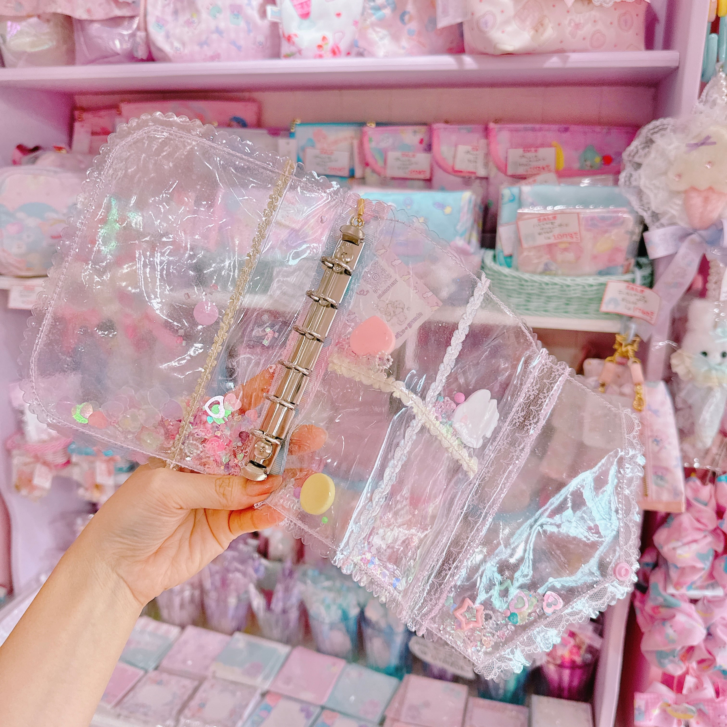 【K2】81-3ラブレター風A7シール帳