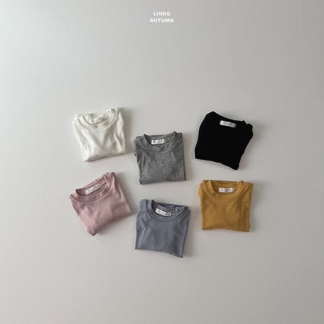 【取寄】lindo|mochi basic tee|モチベーシックTシャツ|XS-XL|kids|26 autumn