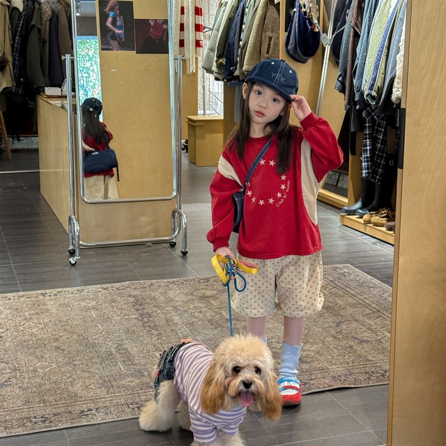 [my daughter] Annaček Blouse / [마이다럴] 안나체크블라우스