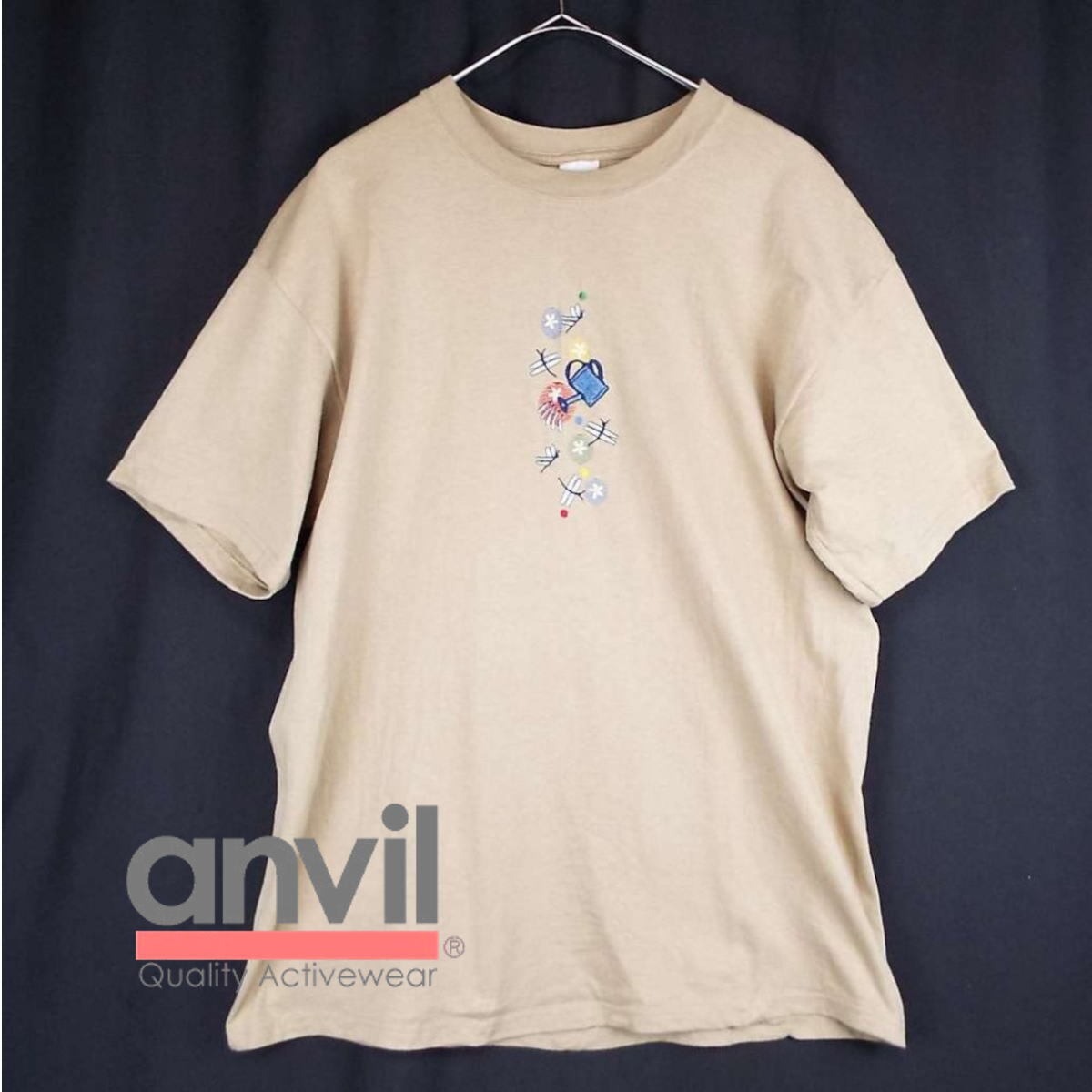 00年代】00s anvil アンビル Pre-Shrunk トンボ ジョウロ 刺繍ロゴ 