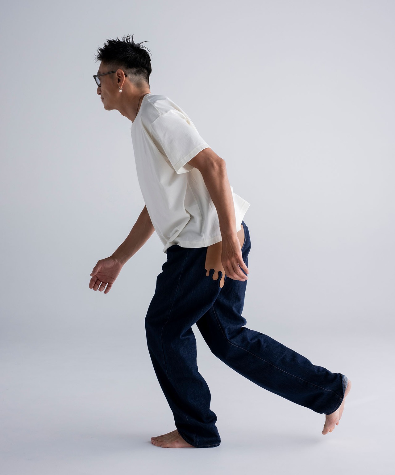 H.S REGULAR STRAIGHT DENIM PANTS［HSP006］