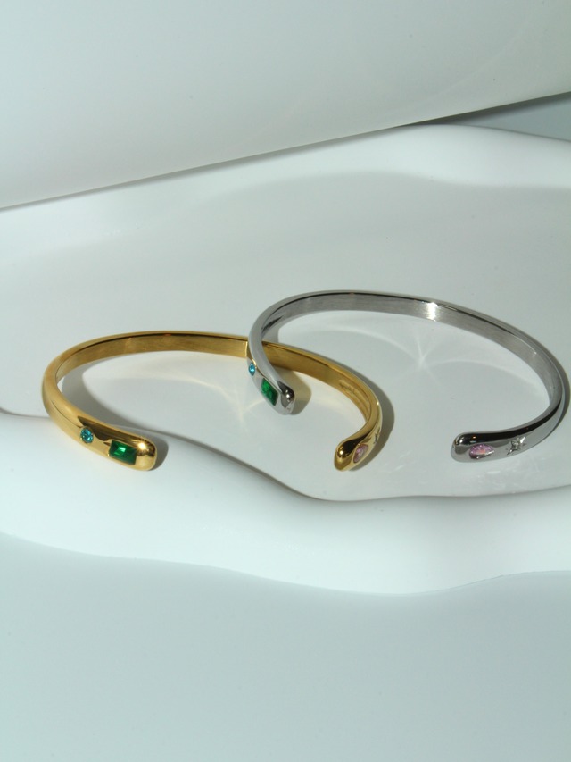Colorful stone bangle