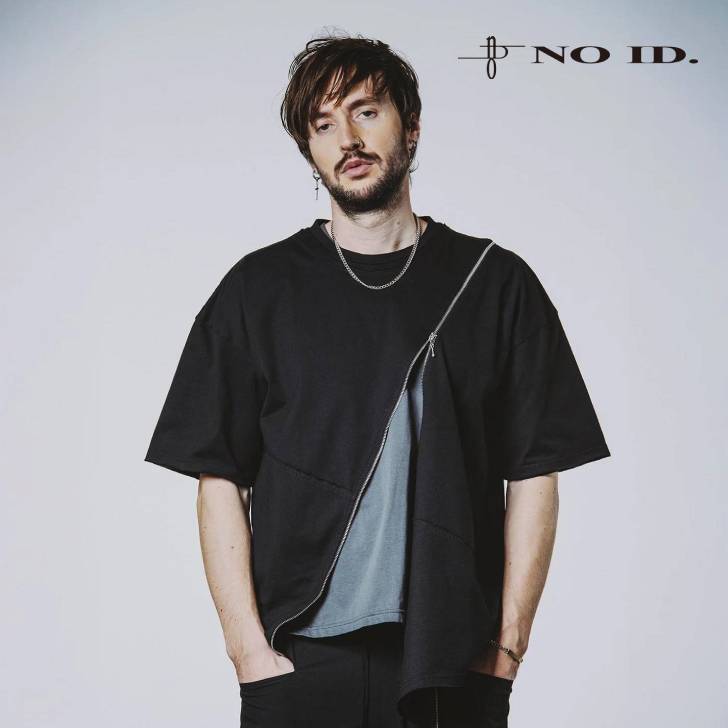 NOID Tシャツ　黒 ノーアイディー noid 半袖Tシャツ NOID. メンズ マルチシームZIP BIG-T