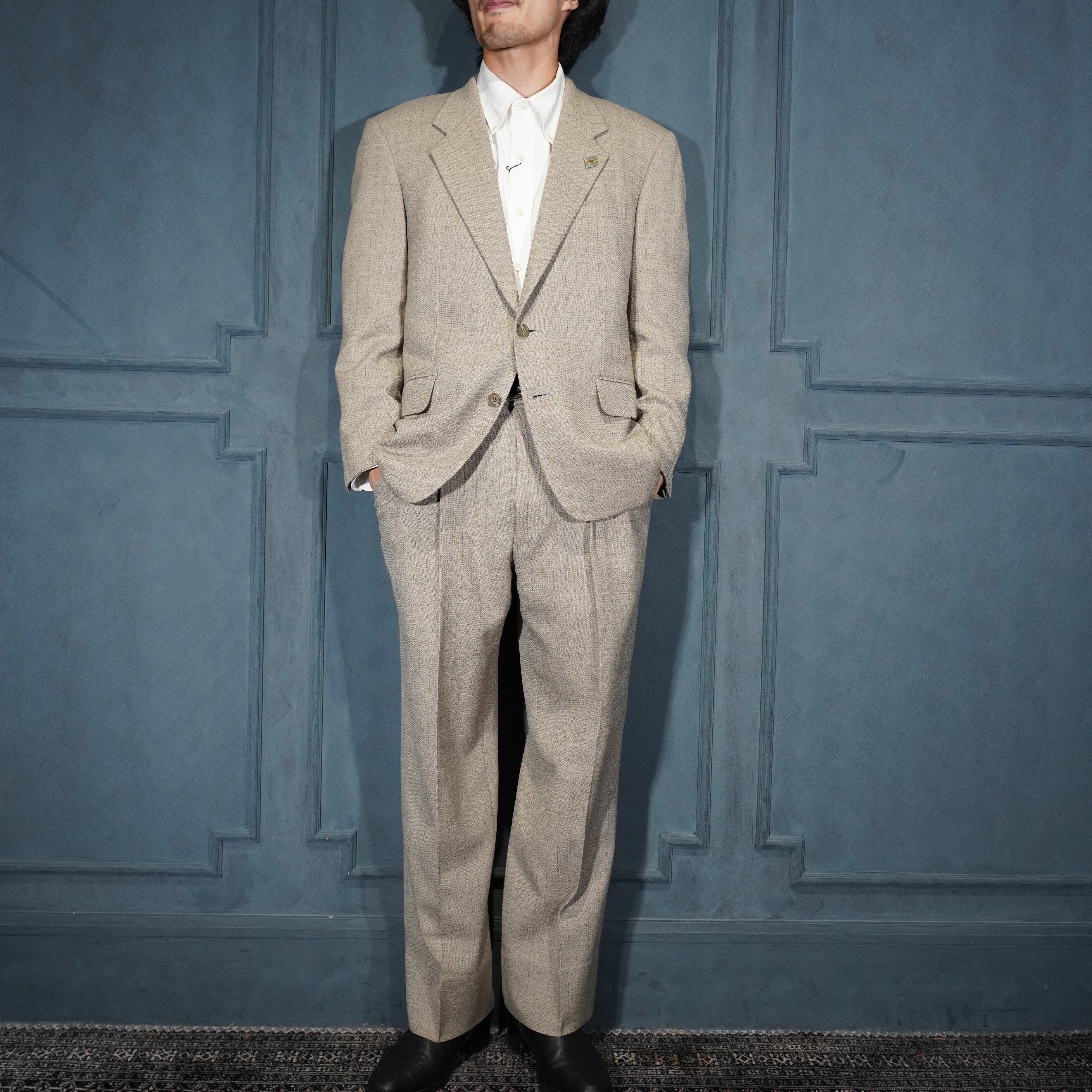 Christian Dior CHECK PATTERNED WOOL SET UP SUIT/クリスチャン