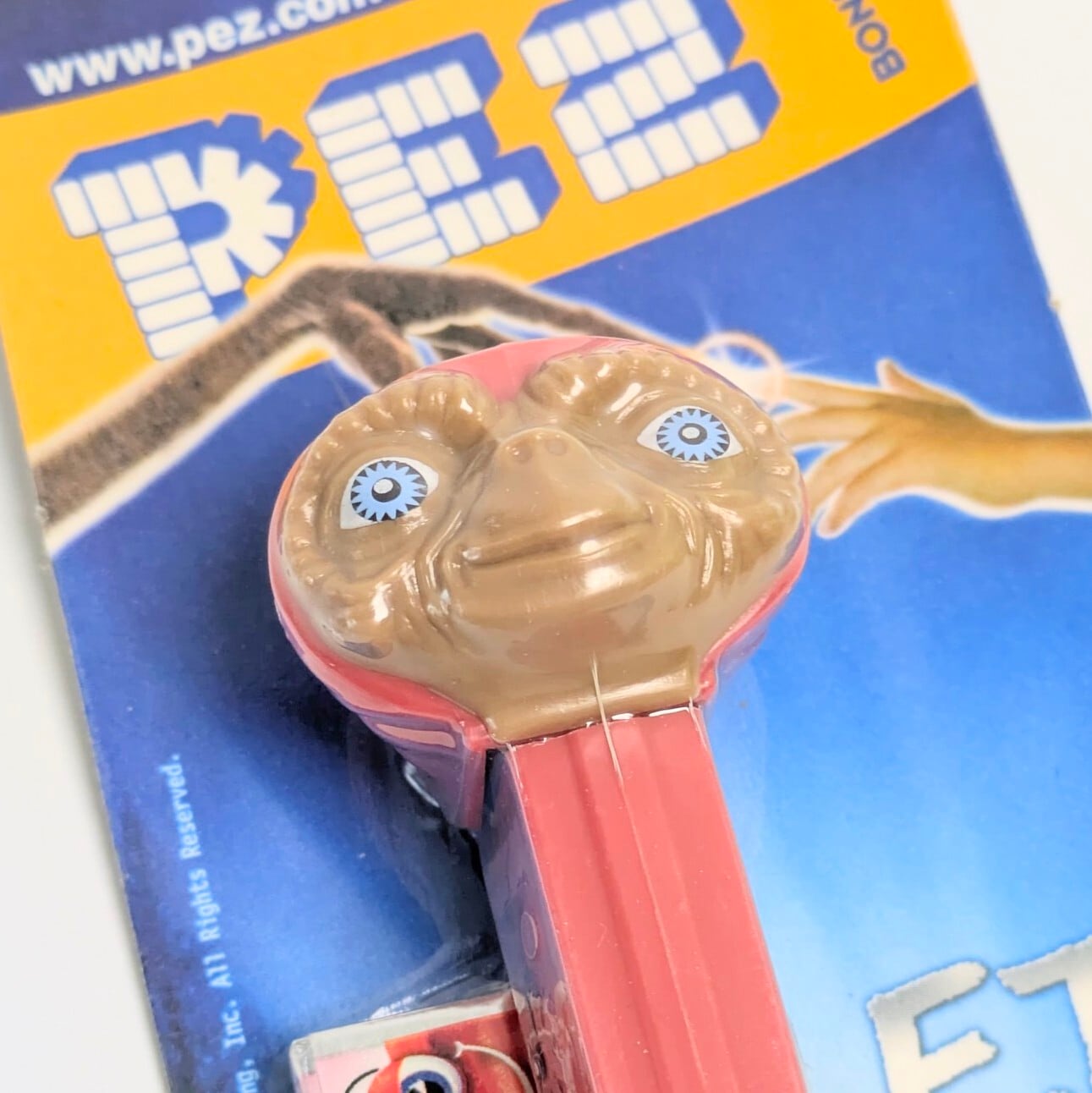 ☆ DEADSTOCK ( MINT ON CARD ) / VINTAGE 90'〜early 2000' ☆【 E.T. ( イーティー )  】PEZ / ペッツ / レッドステム 〚アメリカン雑貨 アメトイ〛