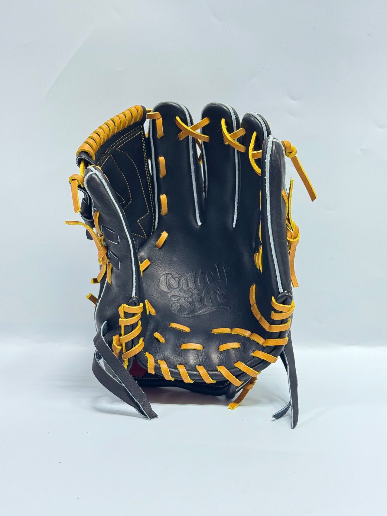 FIRESーファイヤーズ 限定軟式グラブ 投手用モデル 限定ラベル ブラック×コルク・画像7
