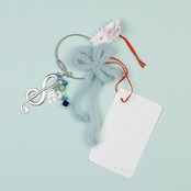 < hiruneknit > melody key charm - 3