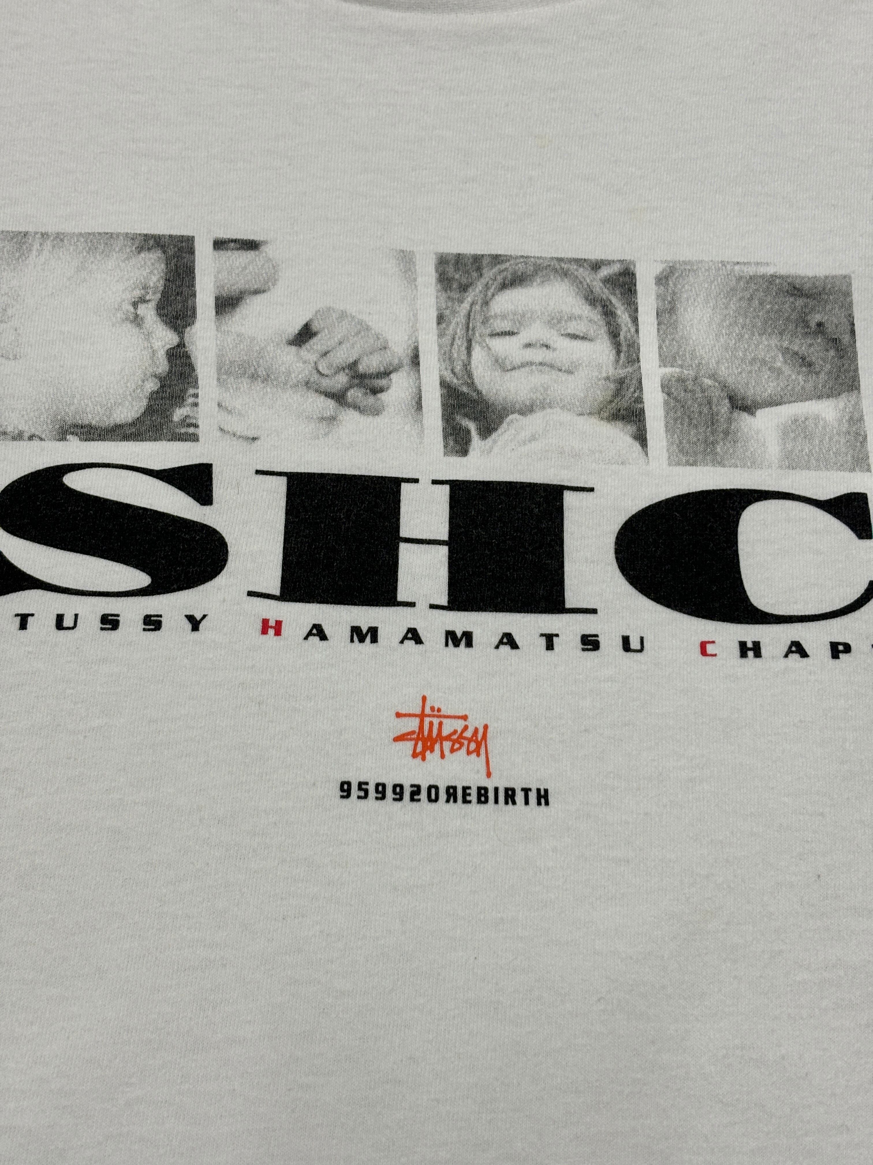 90~00s OLD STUSSY/HAMAMATSU CHAPT Reopening Tee/USA製/紺 90~00s OLD STUSSY/HAMAMATSU CHAPT Reopening Tee/USA製/紺