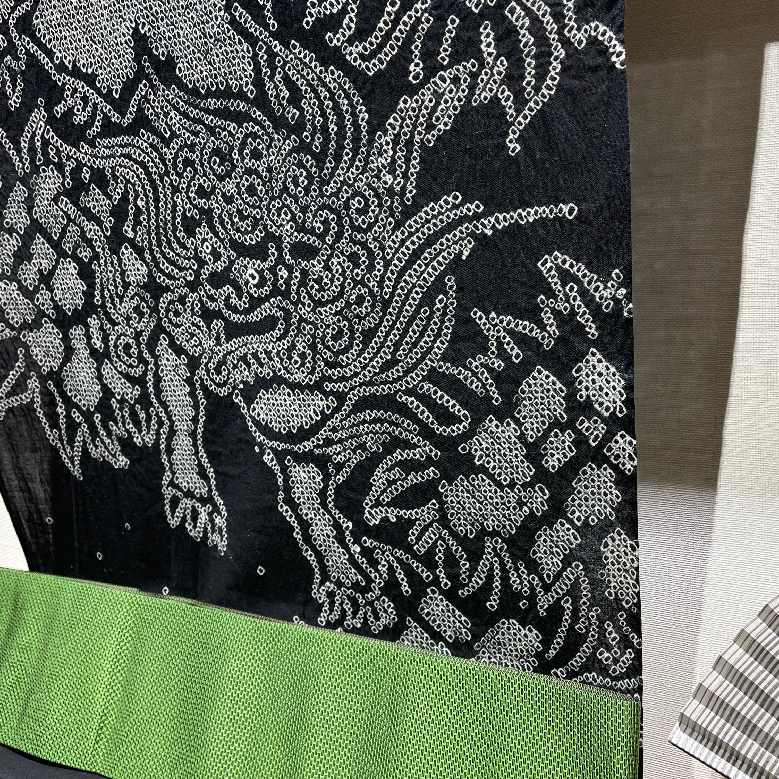 誂え品】男物 有松絞り浴衣 唐獅子牡丹 ＊お仕立代込 | きものの