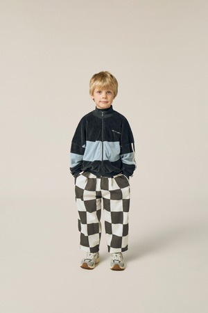 the campamento/Grey Color Block Sweatshirt