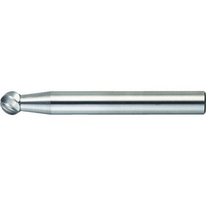 【努力特価】TRUSCO(トラスコ) 超硬バー 球型 Φ6X刃長5.6X軸6 アルミカット TA8C060