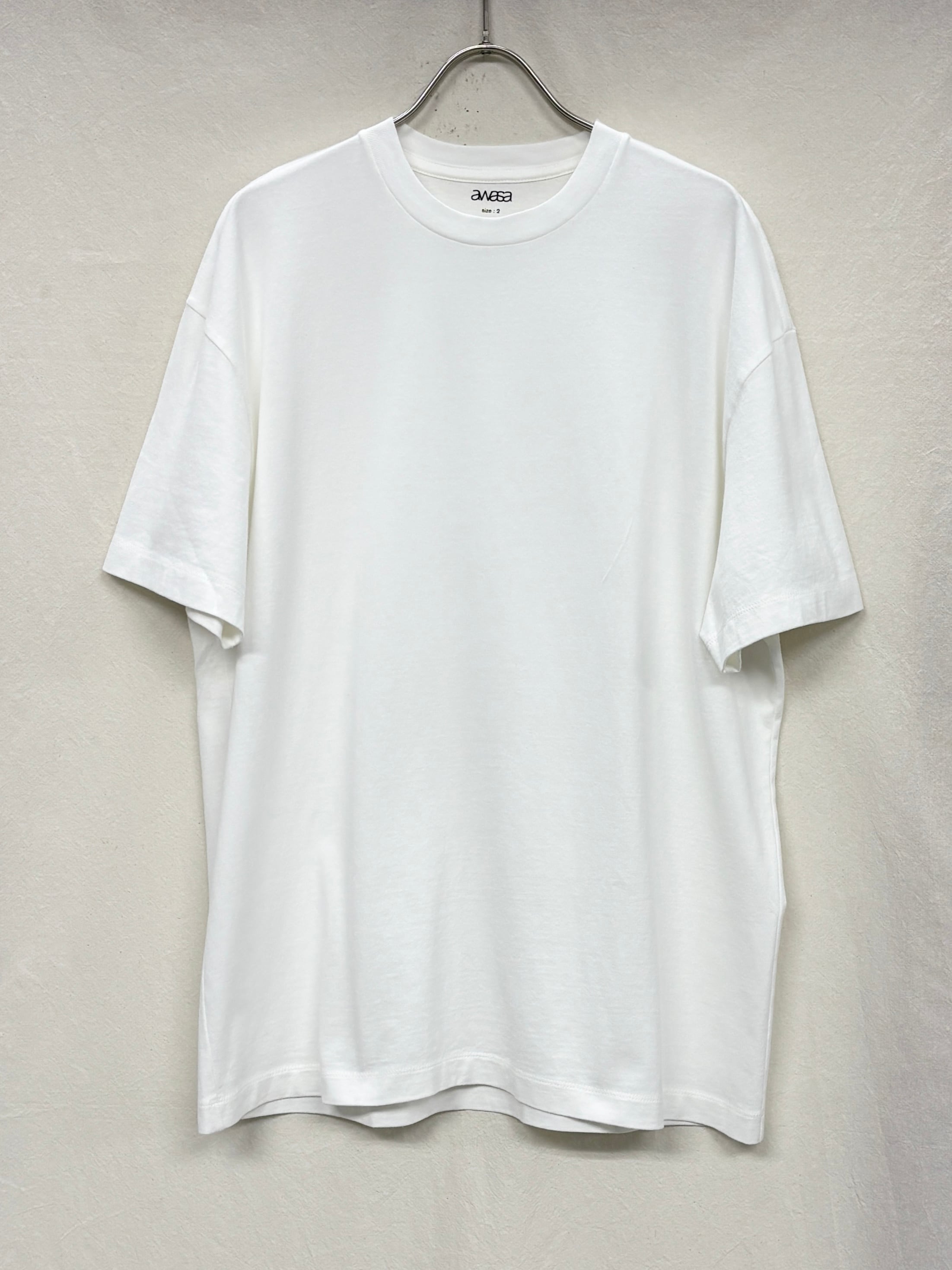 awasa / 2-pack crew neck t-shirts (WHITE/BLACK) | THE MODERN AGE