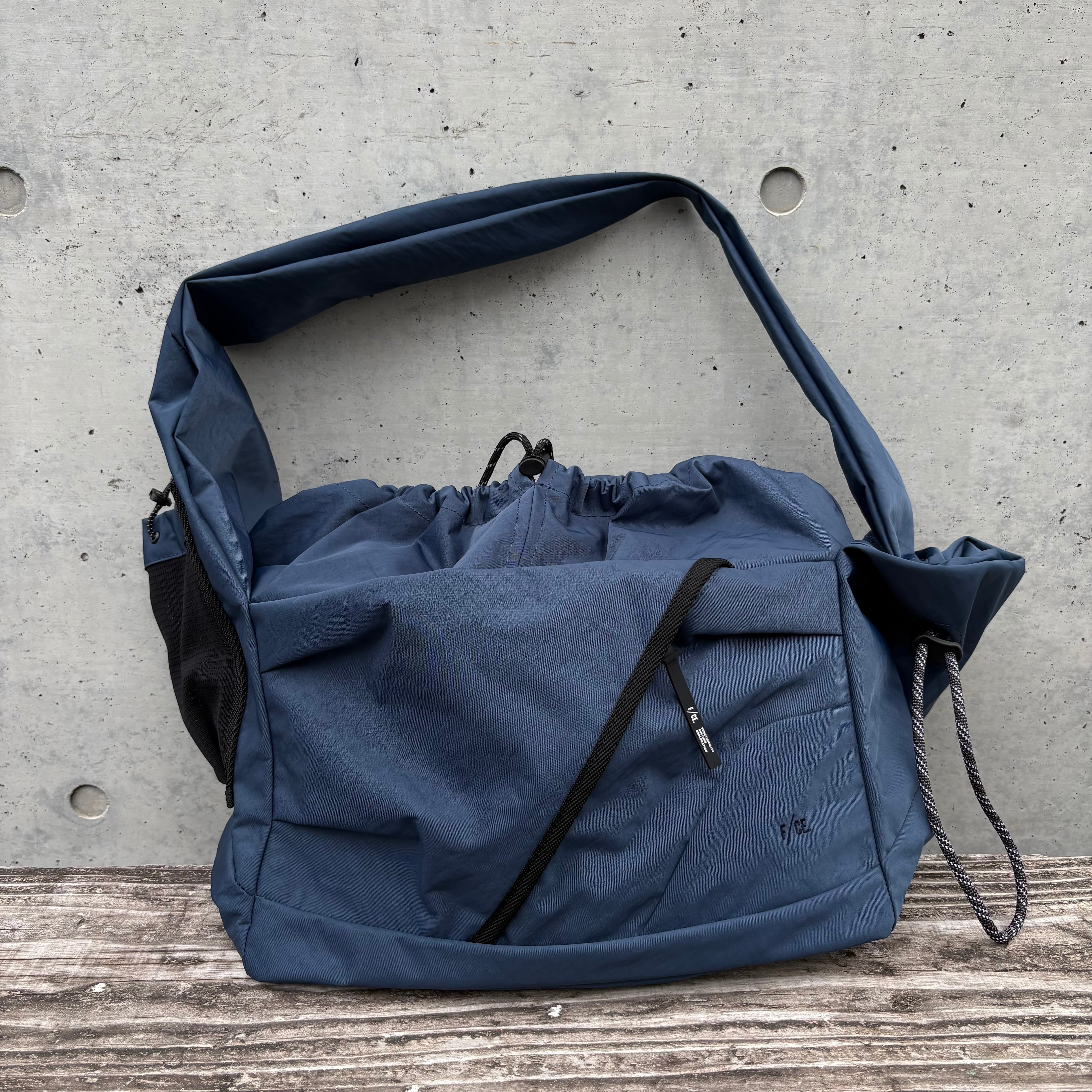 F/CE. FUROSHIKI 2WAY SHOULDER ブルー　新品未使用 F/CE / TEXTURED TWILL FUROSHIKI 2WAY SHOULDER | distrad
