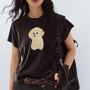 Print Crew Neck Short Sleeve T-Shirt T4313