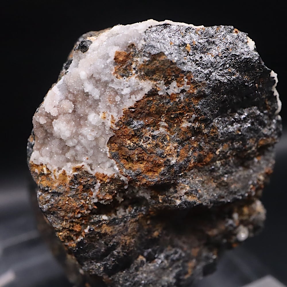 マグネタイト クォーツ 磁鉄鉱 水晶 141.7g ユタ州産 MGT120 原石