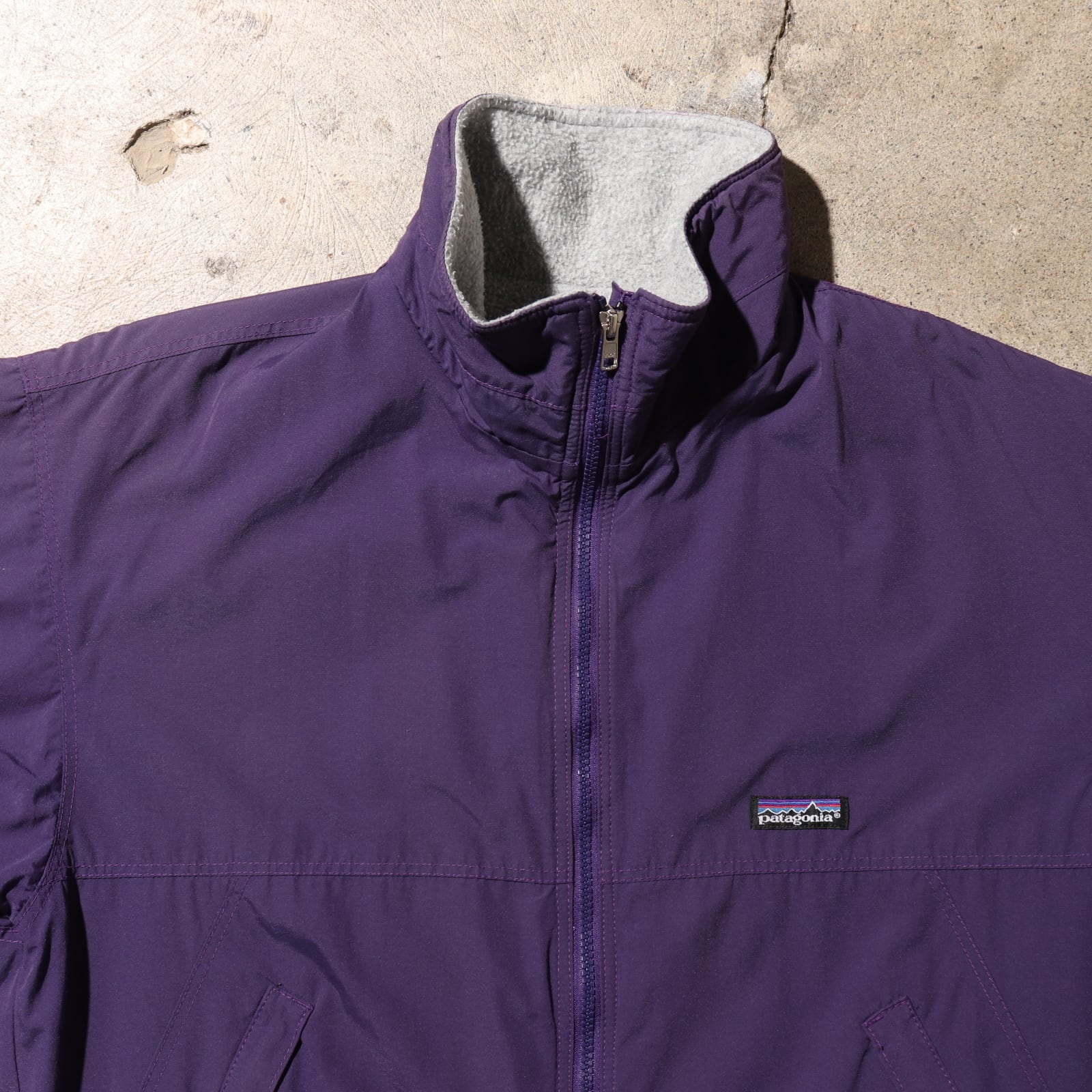 美品 L 90s USA 紫 Patagonia Synchilla シェルドシンチラ パタゴニア ...