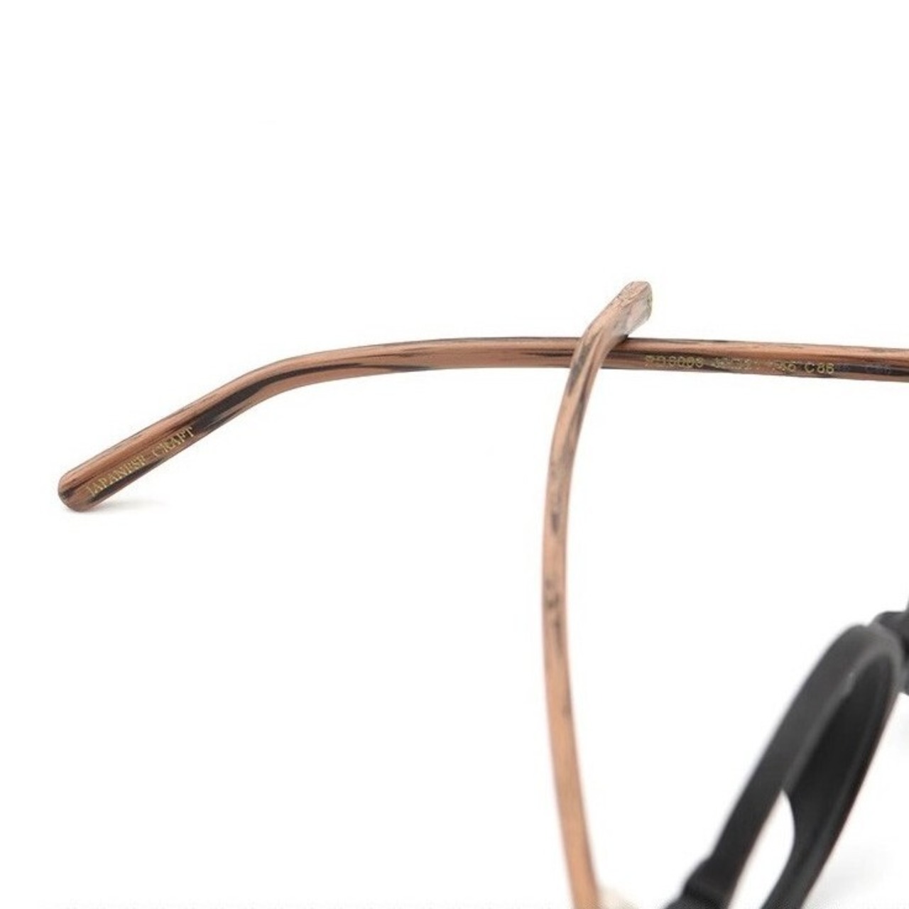 Retro Wood Grain Glasses -round- / レトロ ウッド グレイン メガネ -ラウンド-　