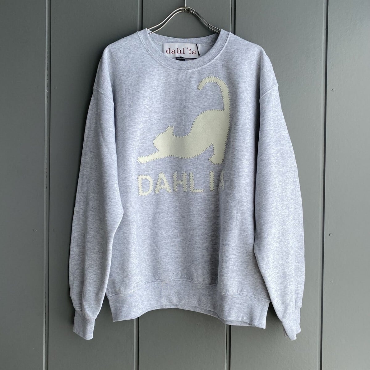 30%OFF!】【dahl'ia】リメイクアップリケスウェット HD-117 ダリア