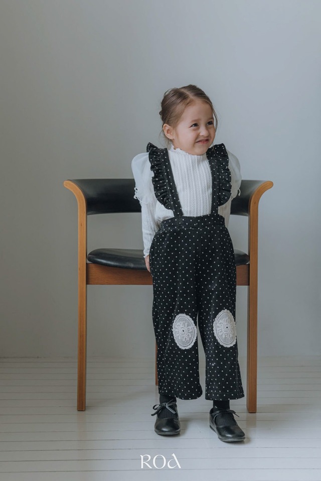 【10/29〆予約】<Roa>  Frill suspender pants