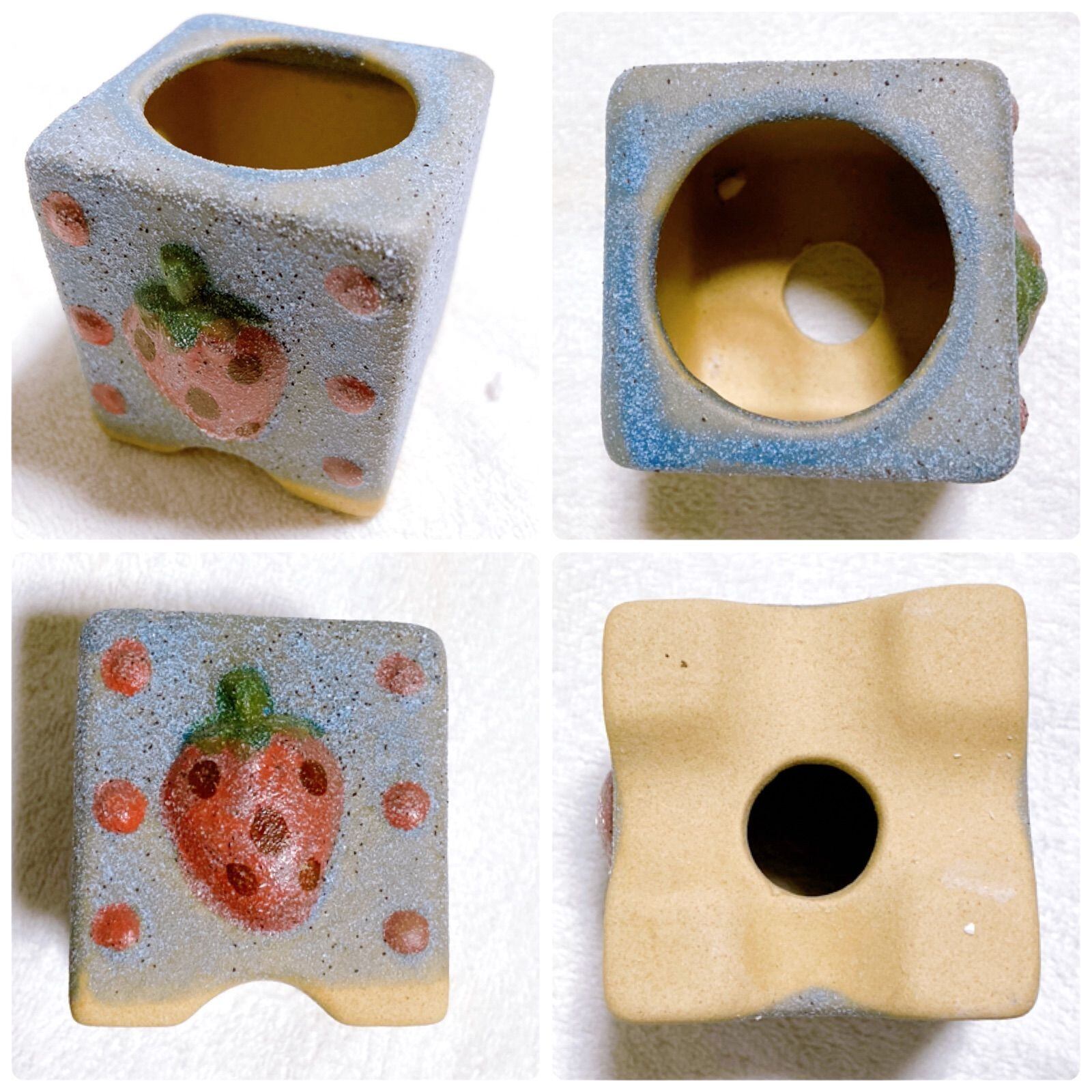 陶器植木鉢3点セット】 多肉植物・観葉植物に 北欧・ナチュラルに合う