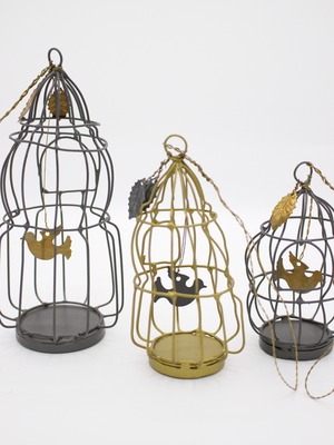 WALTHER & Co. Bird cages, set of 3