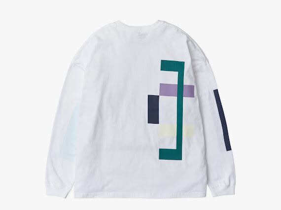 Untrace 長袖シャツ ホワイト UNTRACE) L/S Graphic tee_4 | apt335nyc