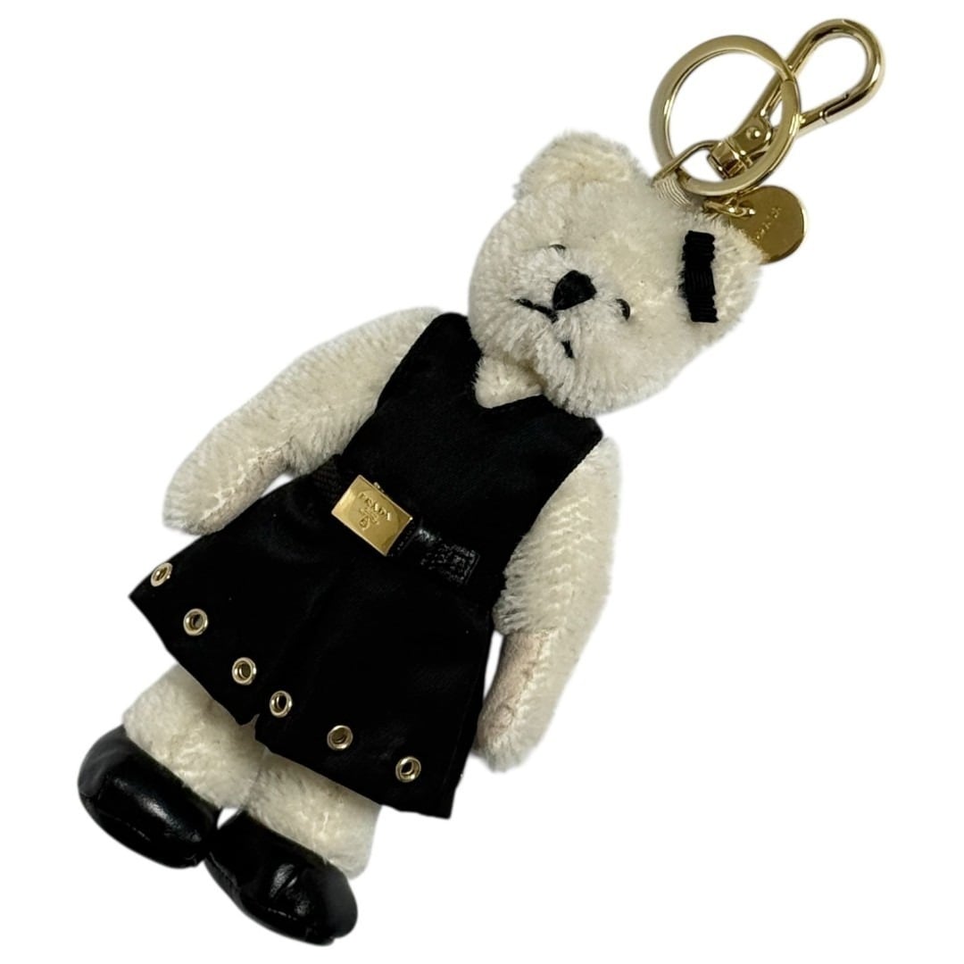 プラダ ラージサイズ テディ キーリング チャーム キーホルダー 定価約
