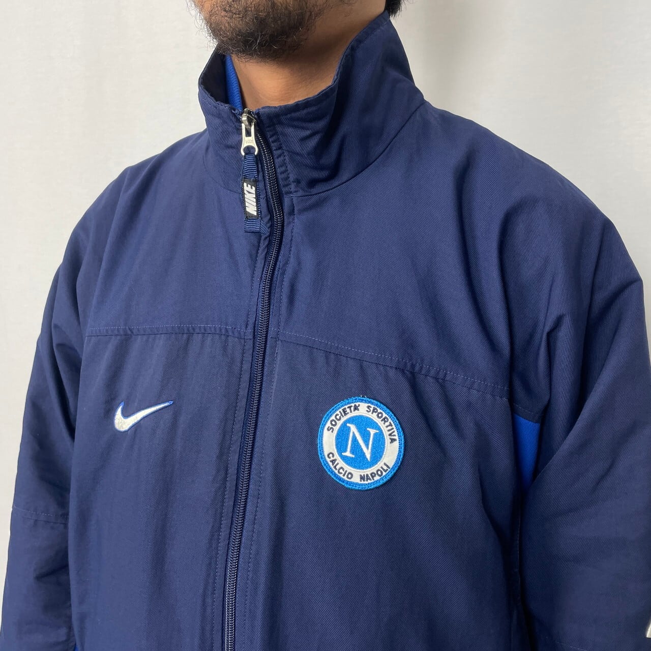 90年代 NIKE ナイキ SSC Napoli サッカー チームロゴ ナイロン