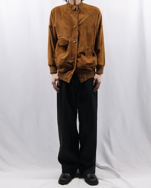 suede leather bomber Jacket
