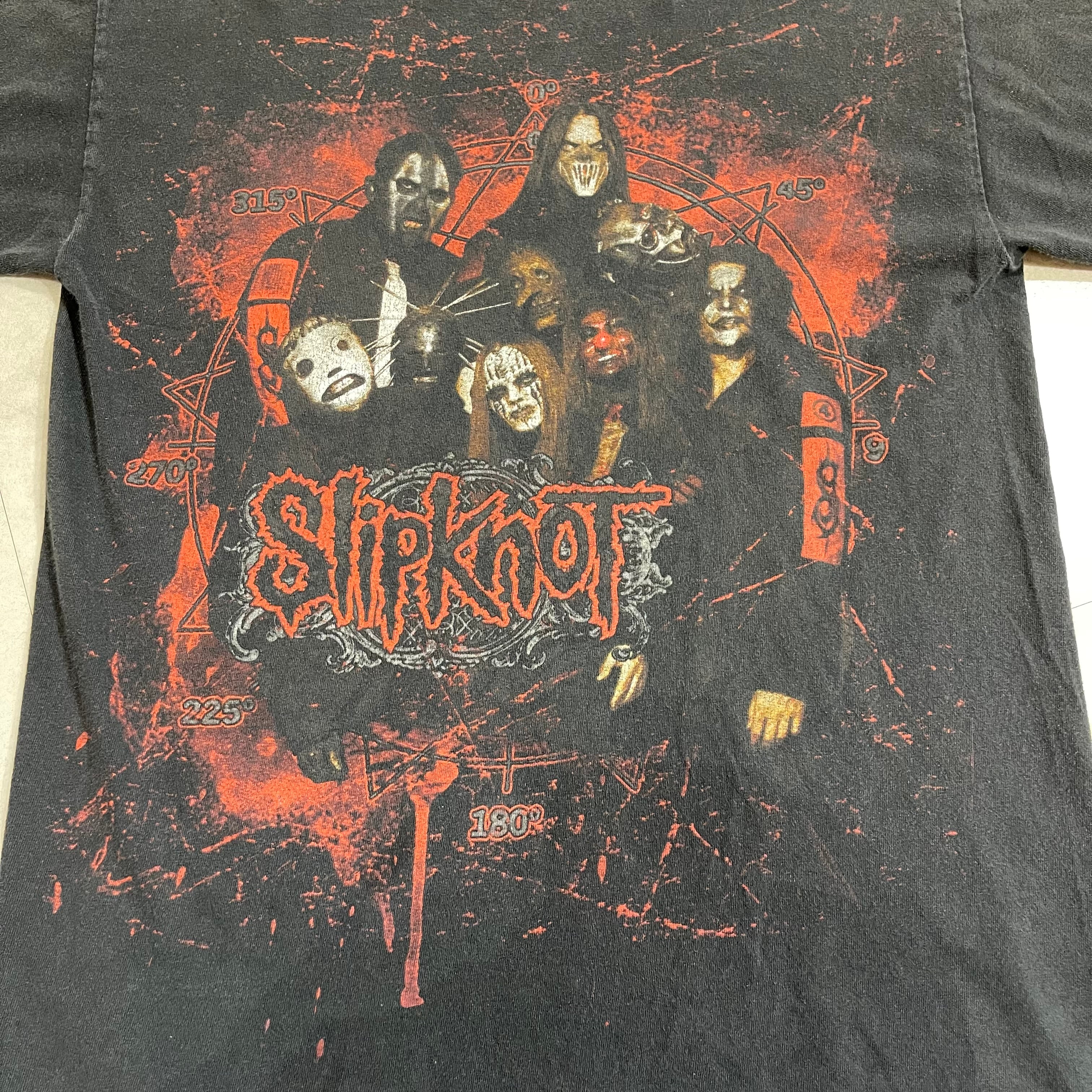 size:L程度【 Slipknot 】スリップノット バンドTシャツ プリントT