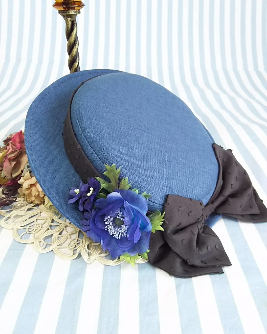ハット Victorian maiden - アノンハット ミニカンカン 帽子の通販 by Antonia.shop｜ヴィクトリアンメイデン