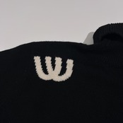 M・U SPORTS エムユースポーツ ミエコウエサコ タートルネック ウールニットセーター サイズ 40 /ブラック/レディース/ゴルフ