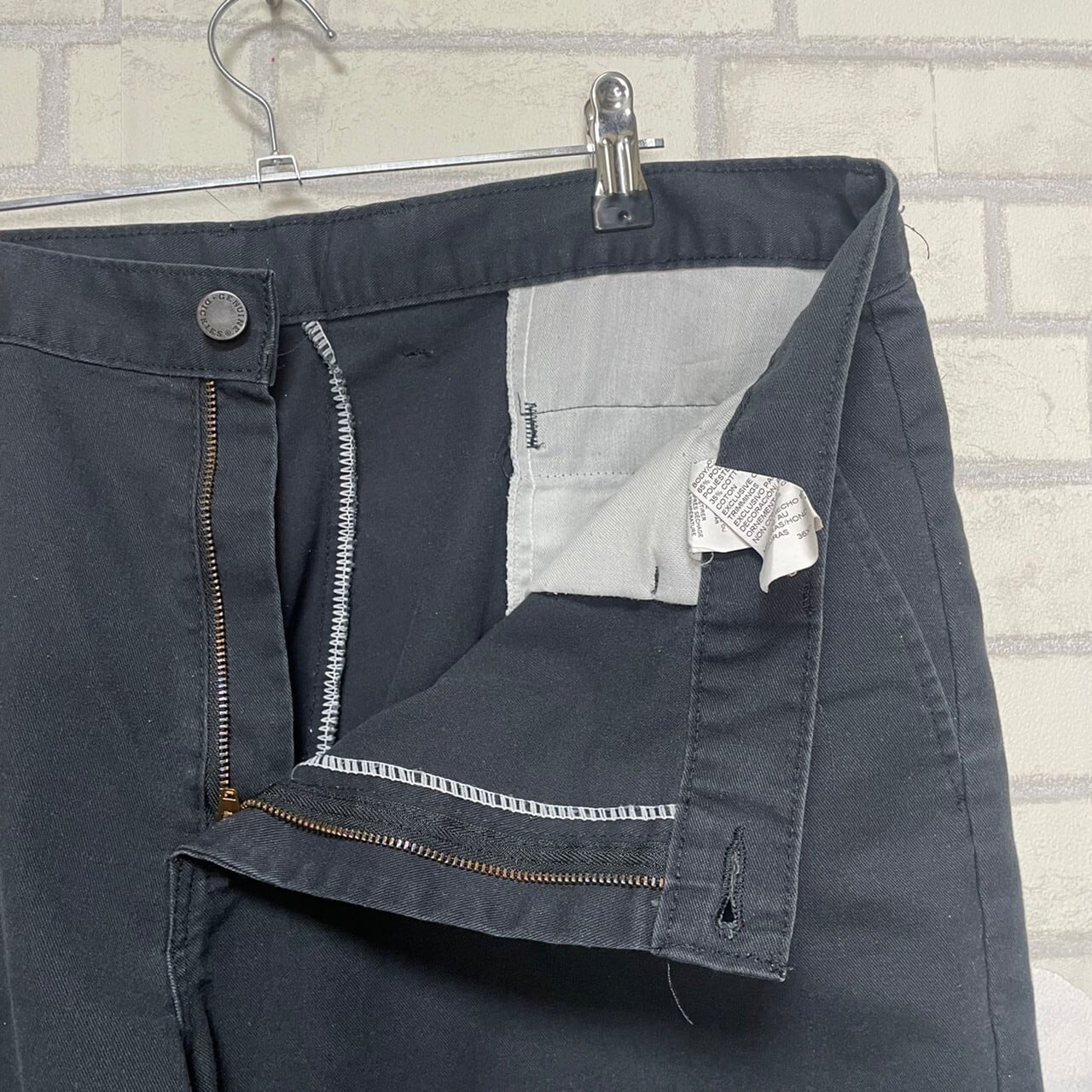 W36×L32】【ダブルニー】Dickies ワークパンツ ブランドタグ | 古着屋