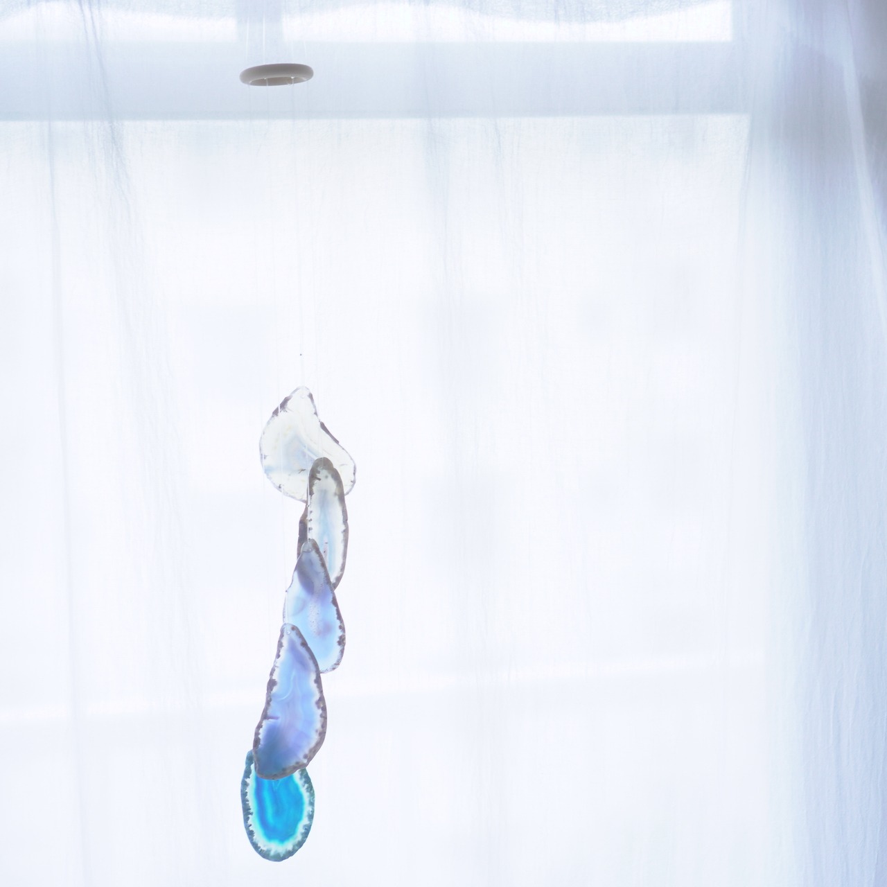 HOSHIDUKIYO 03 - アゲートヒーリングチャイム / Agate Sun Catcher Wind Chime 715