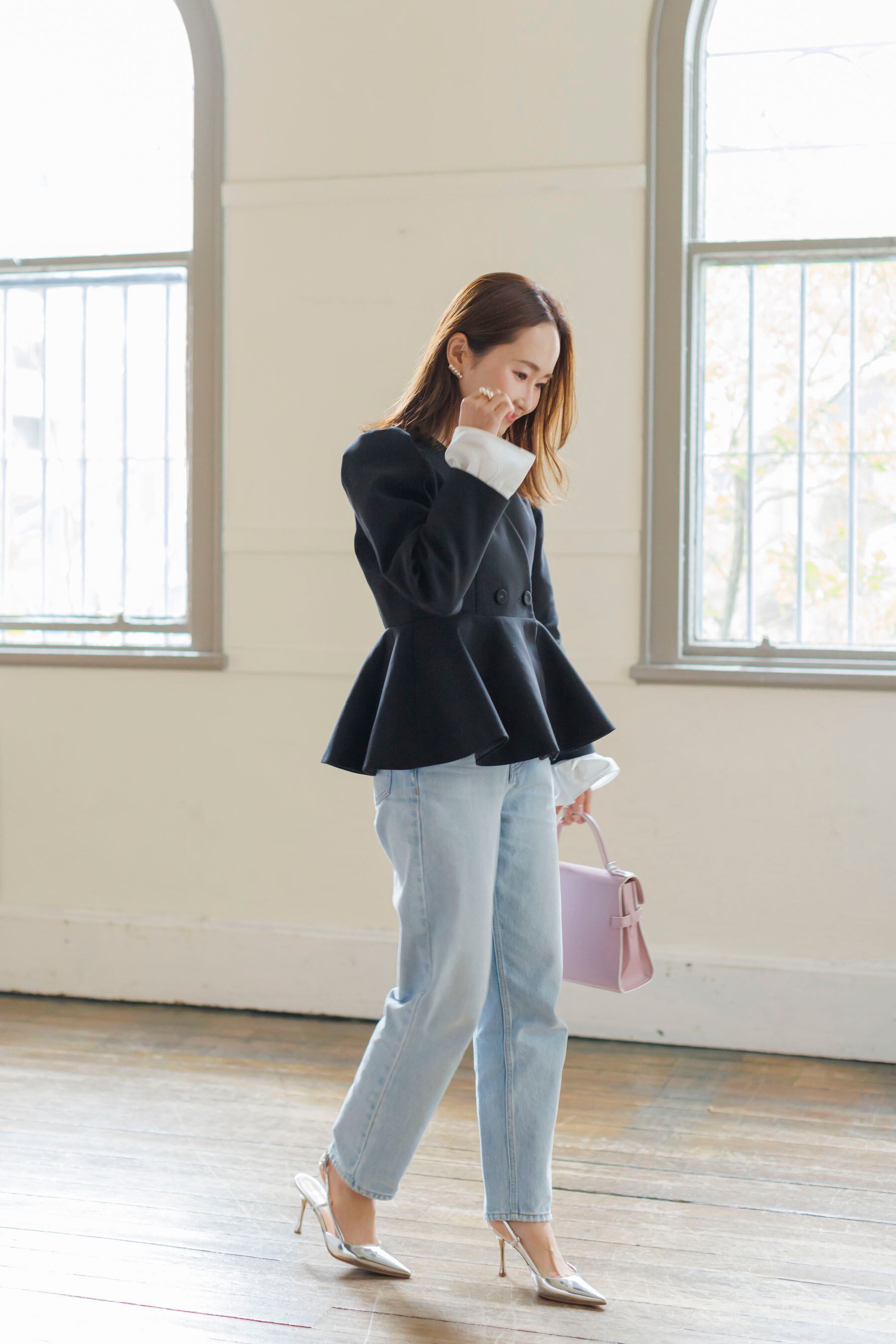 再販】10/24(THU)21:00ー Peplum jacket 即納 | Bluelea