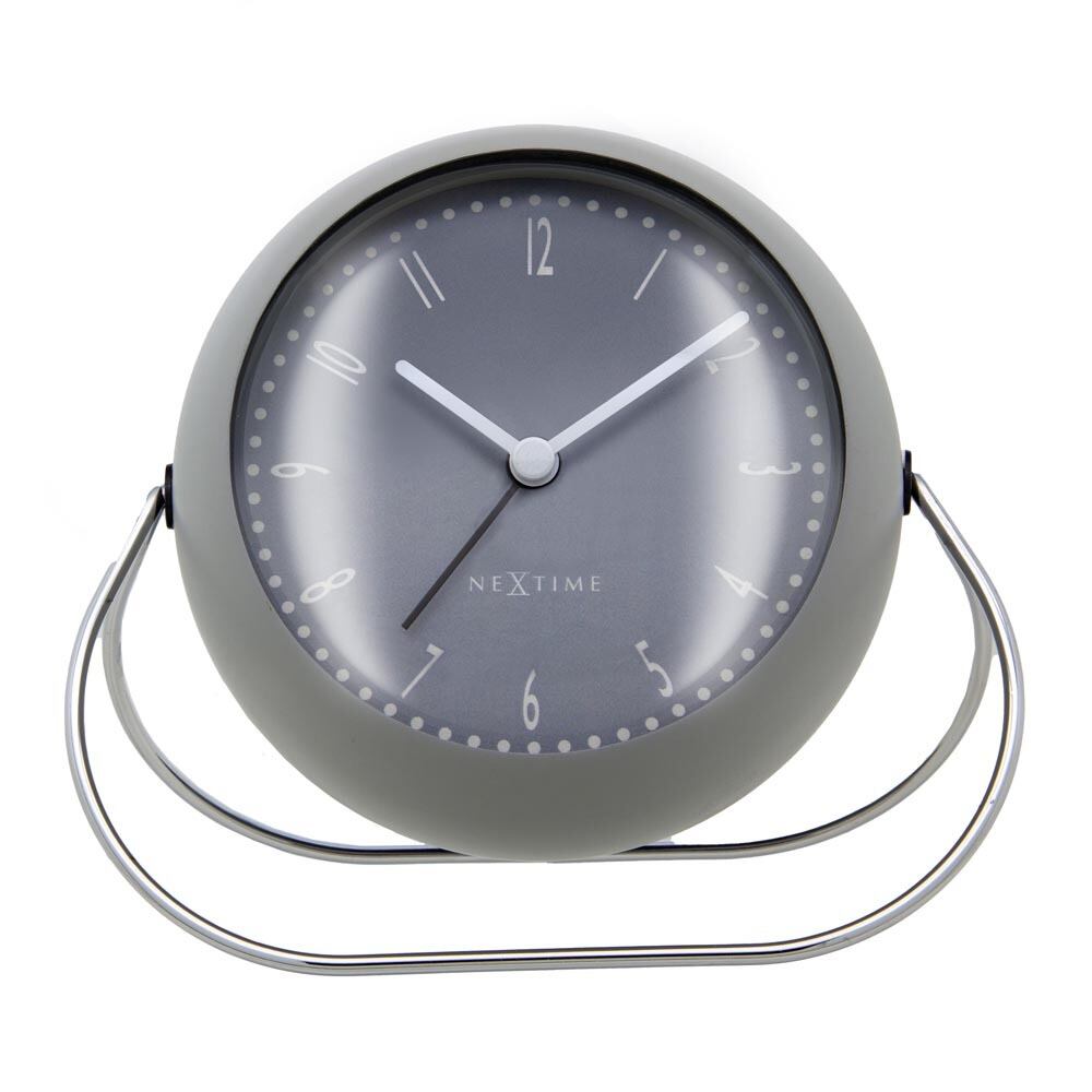 置時計 目覚し時計 NEXTIME ネクスタイム アラームクロック Bubble Alarm Clock グレー / NXT-5245GS STANDARD COLLECTION