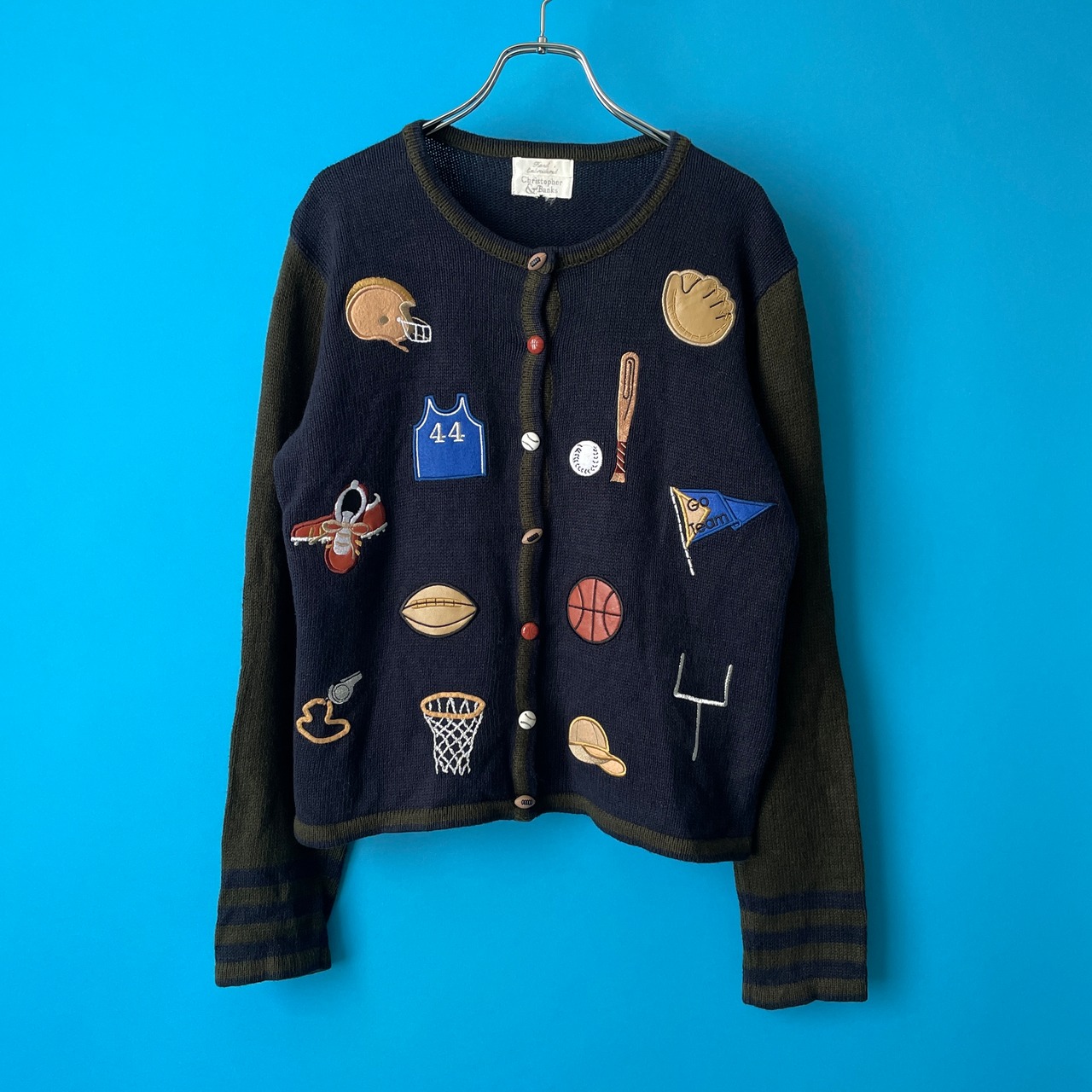 Sports festival cardigan hand embroidered - 1