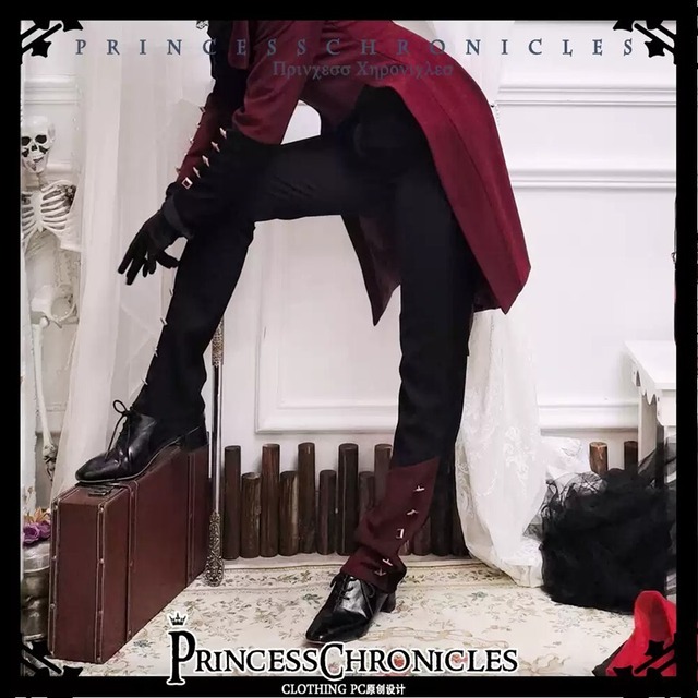 SEASONZ 受注生産 王子系 皇子系ロリィタ 少年装 男装 ブランド Princess Chronicles パンツ スキニーパンツ ダークファッション メンズロリータ