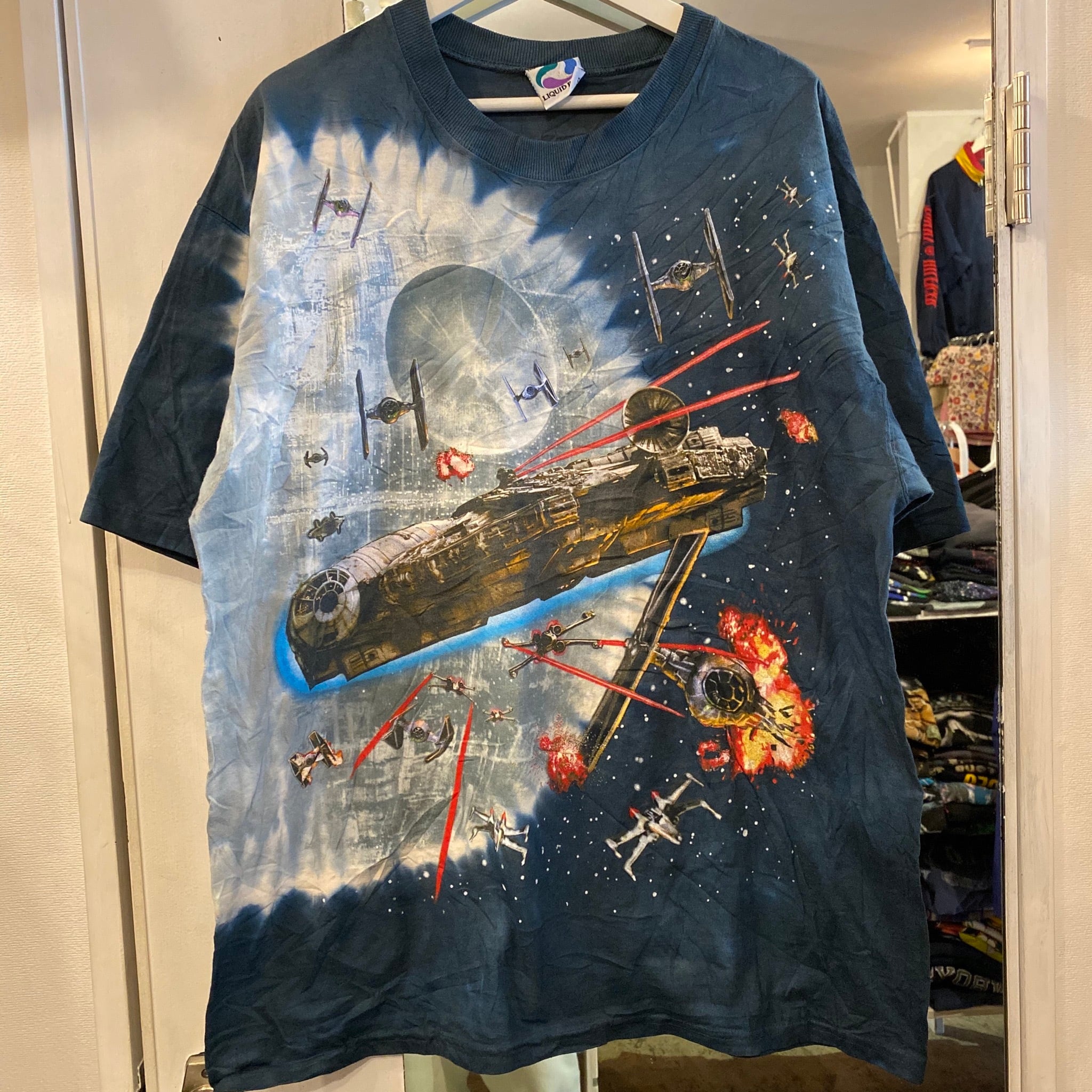 リキッドブルー スターウォーズ tシャツ デス・スター ダース・ベイダー