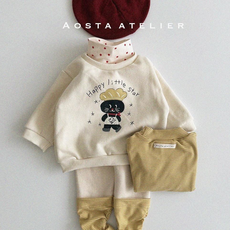 «sold out»«Aosta» クッキングスウェット 2colors