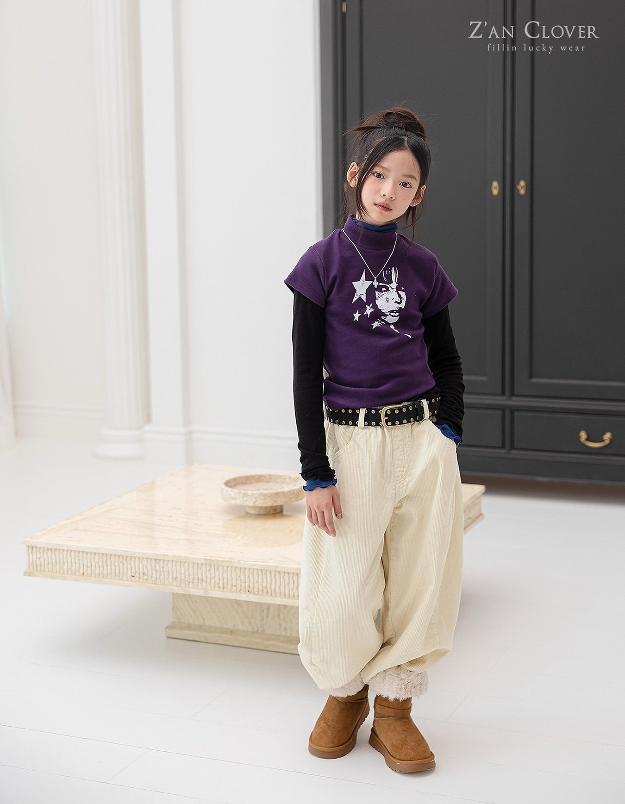 ZAN CLOVER［取寄］corduroy D line pants 26winter