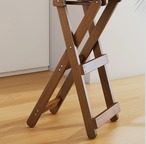 折りたたみ バースツール 無垢材 木製 ハイチェア カウンターチェア ダイニングチェア モダン ミニマリスト 省スペース コンパクト 天然木 ナチュラル 軽量 持ち運び 収納便利 シンプル おしゃれ インテリア 家庭用 カフェ風