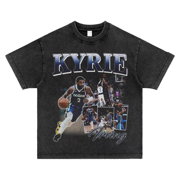 【トップス】 KYRIE IRVING 上質なコットン半袖Tシャツ2304111058Y