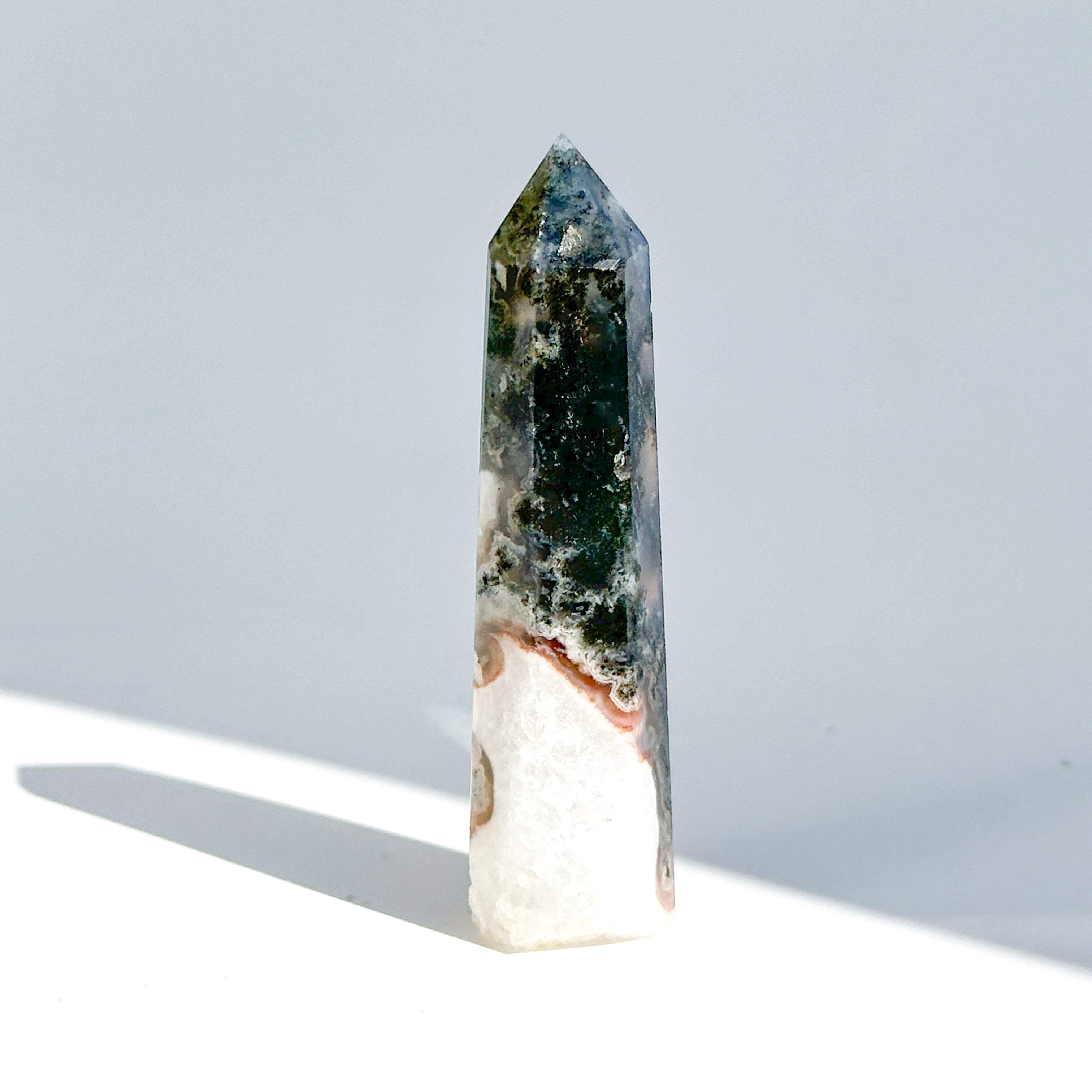モスアゲート タワー13◇ Moss Agate ◇天然石・鉱物・パワーストーン