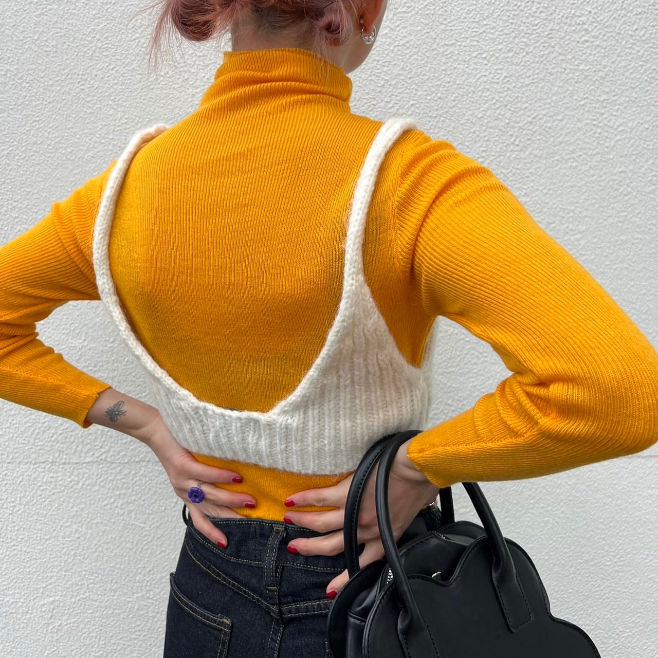 ビビッドカラーシアーニットタートルネック_LN01871 | lanan(ラナン)