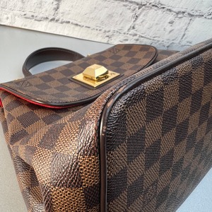 LOUIS VUITTON ルイヴィトン ２WAY ダミエ ベルガモ FL1102 レザー ショルダーバッグ ブラウン A-9832