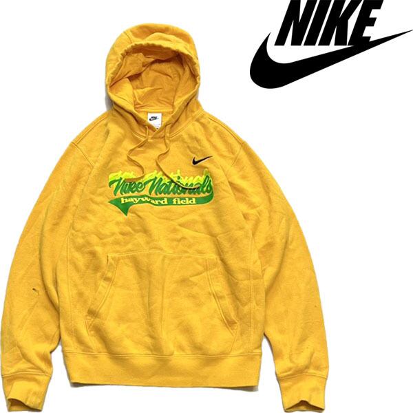 90s NIKE ハーフジップ パーカー トレーナー 黒 黄色 古着 レディース NIKE - 90s NIKE ハーフジップ パーカー トレーナー 黒 黄色 古着